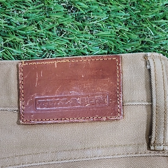 Tellason Men's Tan Chinos Work Pants Style. Straight Leg - Picture 3 of 8